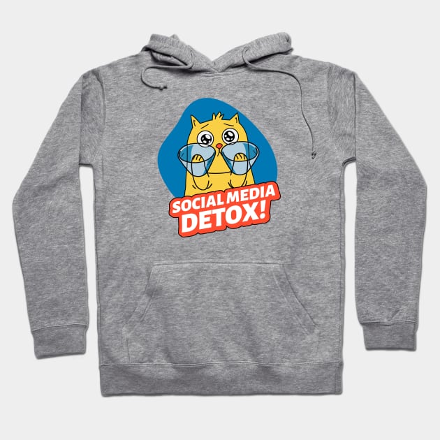 Social media detox Hoodie by SashaShuba